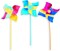 DIY Jumbo Pinwheels - Bulk Set of 24 White pinwheels - Color Your Own Crafts - Great for Summer